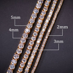 Hip-Hop Zircon Tennis Bracelet