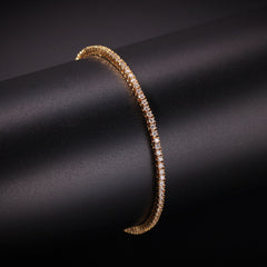 Hip-Hop Zircon Tennis Bracelet