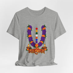 Bhāṭiko Nepali Cultural Garland T-Shirt