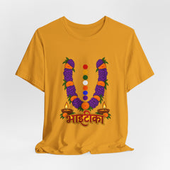 Bhāṭiko Nepali Cultural Garland T-Shirt