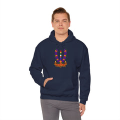 Mardi Gras Beaded Mask Hoodie