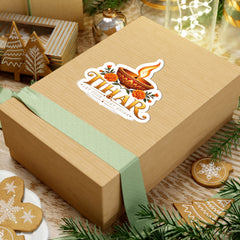 Tihar “Light Your Light Shine” Diya Festival Kiss-Cut Sticker