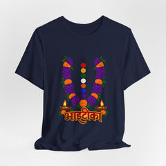 Bhāṭiko Nepali Cultural Garland T-Shirt