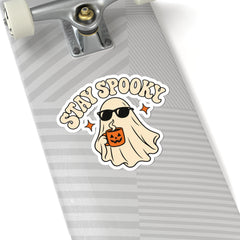 Stay Spooky Ghost Halloween Kiss-Cut Sticker