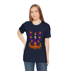 Bhāṭiko Nepali Cultural Garland T-Shirt