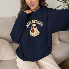 Spooky Season Ghost Graphic Hoodie