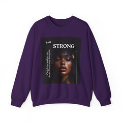 “I Am STRONG” Heavy Blend™ Crewneck