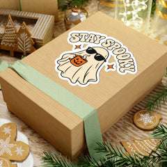 Stay Spooky Ghost Halloween Kiss-Cut Sticker