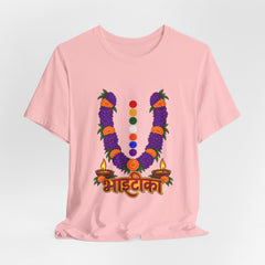 Bhāṭiko Nepali Cultural Garland T-Shirt
