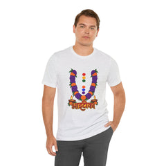 Bhāṭiko Nepali Cultural Garland T-Shirt