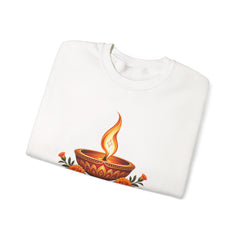 Tihar Festival Diya Crewneck Sweatshirt