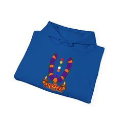 Mardi Gras Beaded Mask Hoodie