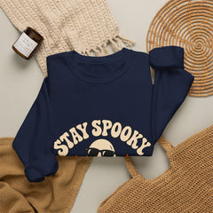 Ahoy Spooky Ghost Halloween Crewneck Sweatshirt