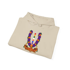 Mardi Gras Beaded Mask Hoodie