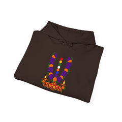 Mardi Gras Beaded Mask Hoodie