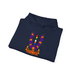 Mardi Gras Beaded Mask Hoodie