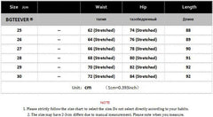 Irregular Ripped Holes Women Pencil Denim Jeans Stylish High Waist Stretched