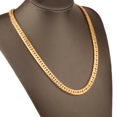 mens gold chain necklace
