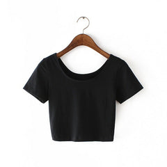 Punk Vintage Rhinestone Spider Goth Graphic T Shirt Women Y2k Style Crop Top O-neck Tshirt