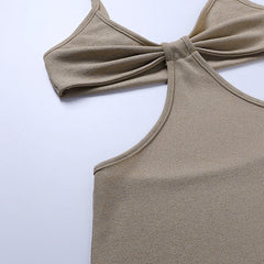 Strap Sexy Backless Maxi Dress Summer Holiday Women Dresses Hollow Out Dress Sundress