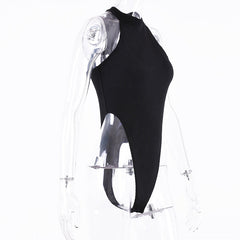 2022 Neon Green Red Orange Sexy Bodysuit Summer Clothes for Women Casual Streetwear Jumpsuits