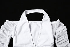 Mesh Shirt Women Tshirt Top Autumn Halter V-neck Off the Shoulder T-shirts Streetwear Top