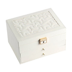 European multi-layer household PU leather jewelry box
