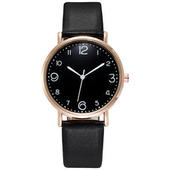 Korean-style, stylish, simple leather strap watches.
