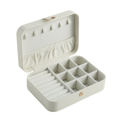 Nine-grid multifunctional portable jewelry box