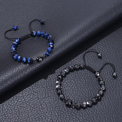 Obsidian Photo projection Customized Bracelet