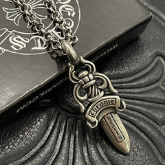 Small Retro Dagger Necklace
