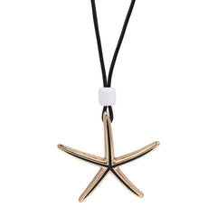 starfish necklace geometric long necklace