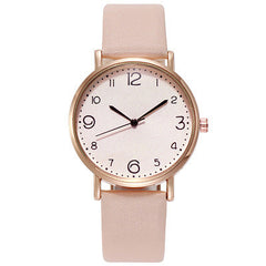 Korean-style, stylish, simple leather strap watches.