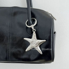 starfish spiral retro necklace