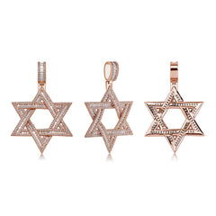 star of david necklace diamond pendant