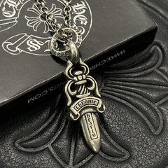 Small Retro Dagger Necklace