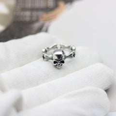 Skull open ring