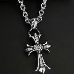cross love letter chain necklace