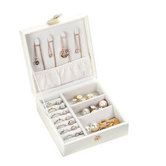 PU leather square jewelry box