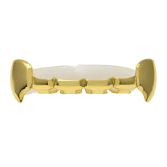 Hip-hop polished braces with gold electroplating
