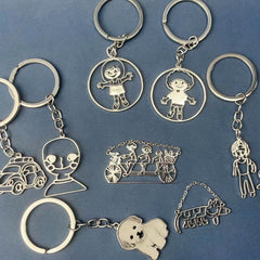Actual Kids Drawing Necklace Art Gift Customized Personalized Necklace Children Artwork Necklace