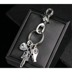 Retro chain waist trouser chain bag chain Key chain Retro dagger
