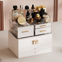European multi-layer household PU leather jewelry box