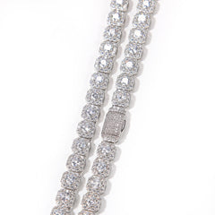 Hip-hop 9mm zircon-encrusted rock candy bracelet