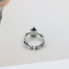 Skull open ring