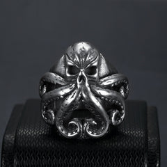 Pirate octopus tentacle punk style ring