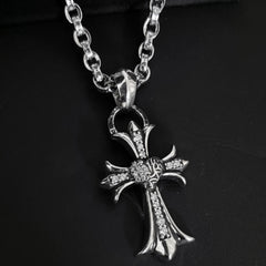 cross love letter chain necklace