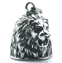 Red Cross Silver-Plated Wings Motorcycle Bell Pendant Necklace