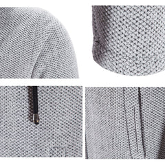 Cashmere Men's Cardigan Chenille Outer Sweater Coat Windbreaker