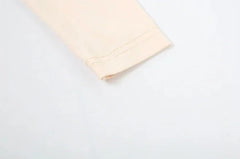 Backless Full Sleeve O-neck Basic Fit Bodycon